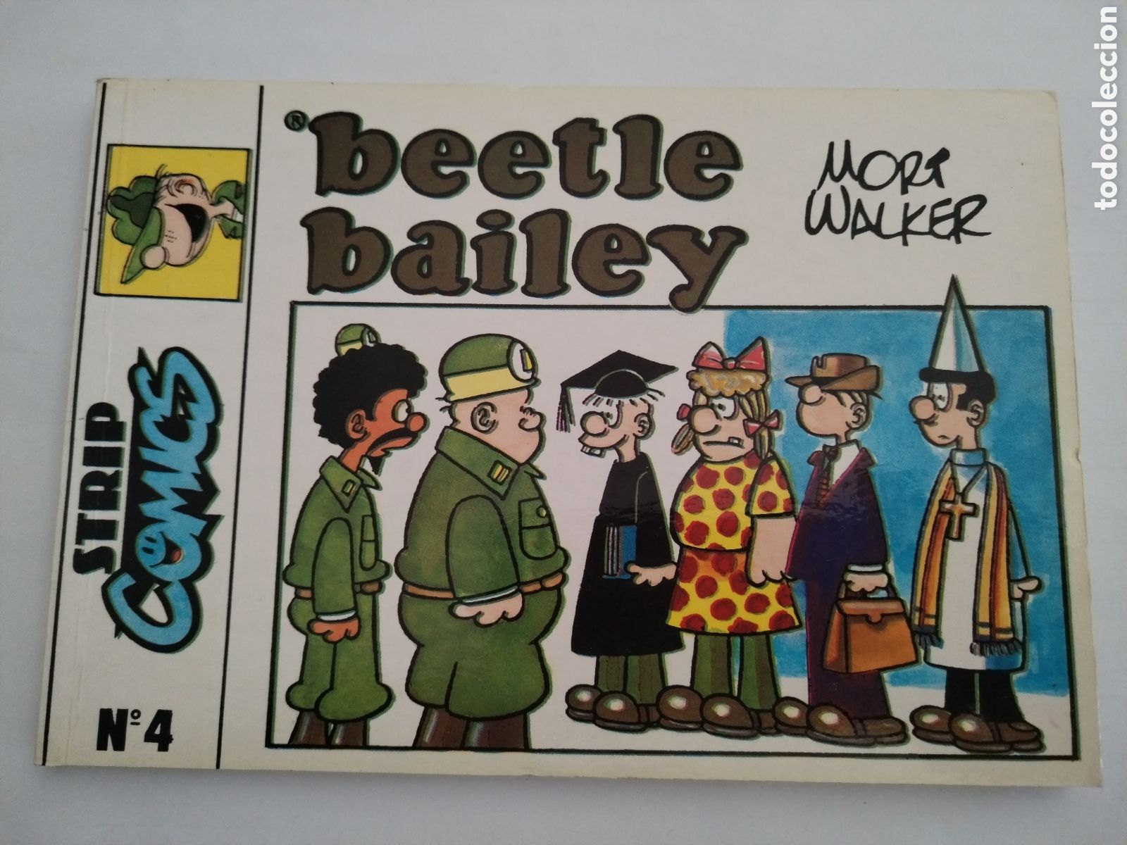 C&oacute;mics: Strip Comics n &deg;4 Beetle Bailey Mort Walker Ediciones Eseuve 1990 - Foto 1