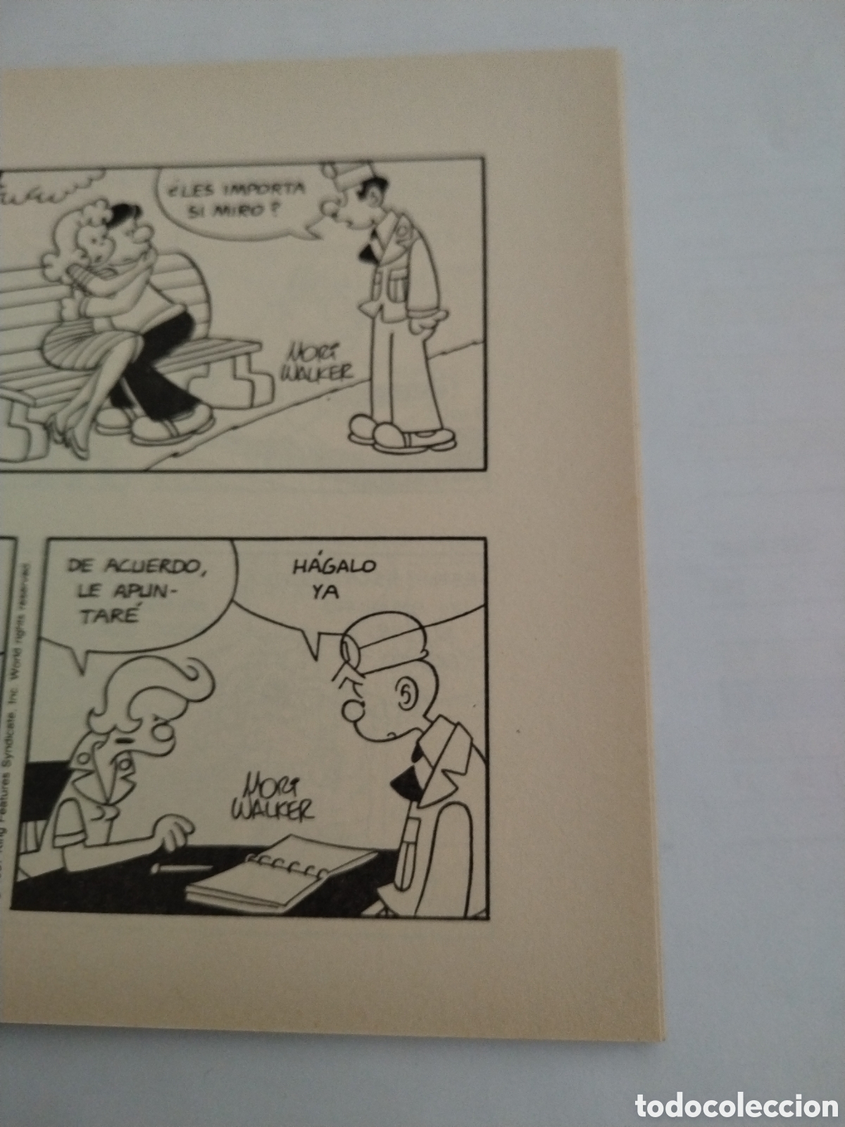 C&oacute;mics: Strip Comics n&deg;4 Beetle Bailey Mort Walker Ediciones Eseuve 1990 - Foto 4