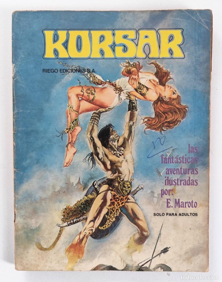 C&oacute;mics: KORSAR (ESTEBAN MAROTO) ~ Riego Ediciones (1980) - Foto 1