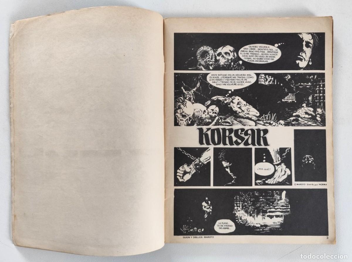 C&oacute;mics: KORSAR (ESTEBAN MAROTO) ~ Riego Ediciones (1980) - Foto 3