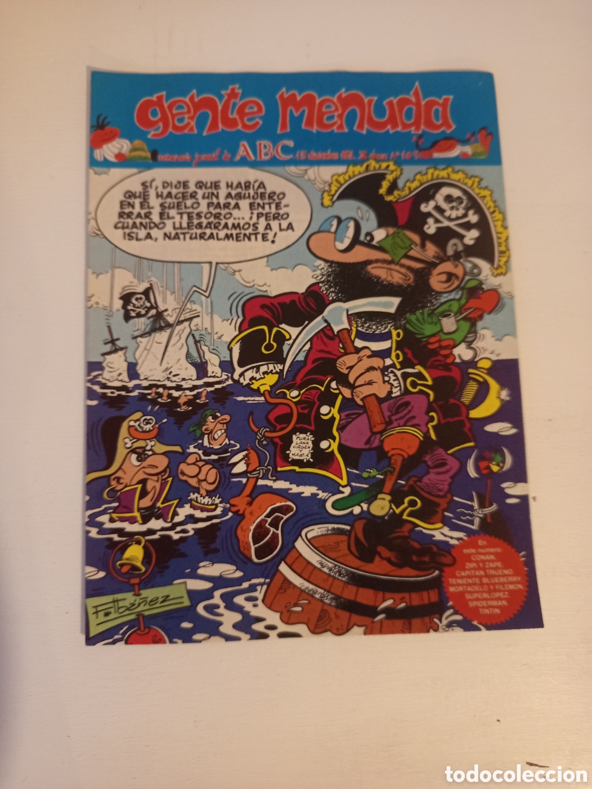 C&oacute;mics: ❇️ COMIC GENTE MENUDA 109 DICIEMBRE 1991 SEMANARIO JUVENIL ABC ❇️