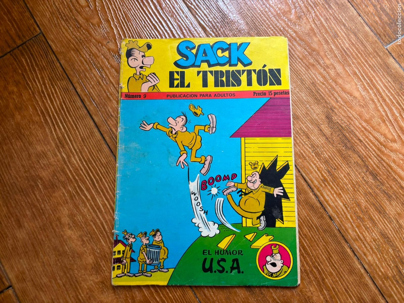 C&oacute;mics: SACK EL TRISTON N&ordm; 9 EUREDIT 1973 ULTIMO NUMERO - Foto 1