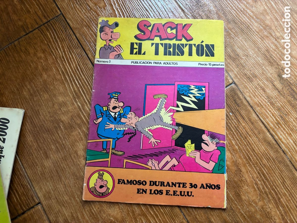 C&oacute;mics: SACK EL TRISTON N&ordm; 3 EUREDIT 1973 - Foto 1