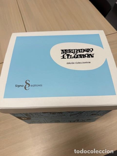 C&oacute;mics: MORTADELO Y FILEMON - SIGNO - COMPLETA (10 TOMOS EN SU CAJA) - Foto 2