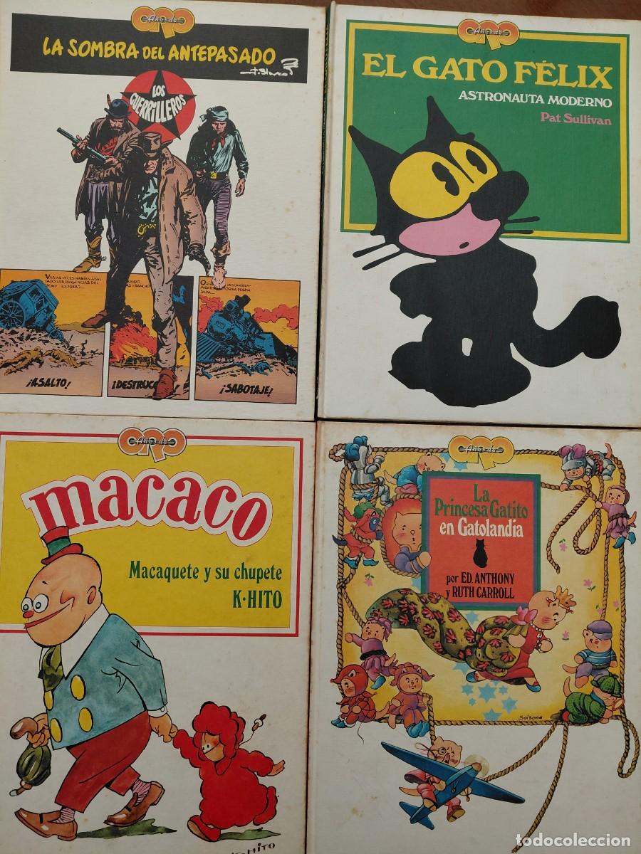Comics: A&Ntilde;OS DE ORO COLECCI&Oacute;N COMPLETA 4 TOMOS TAPA DURA (Ed. PALA - 1973) 29x22