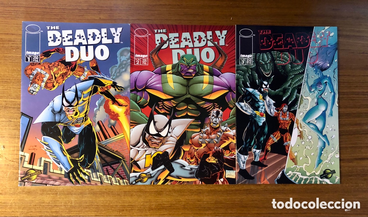 C&oacute;mics: THE DEADLY DUO,COMPLETA 3 EJEMPLARES,(WORLD COMICS) - Foto 1