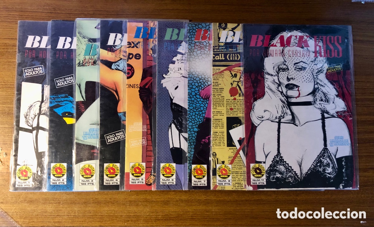 C&oacute;mics: BLACK KISS,9 EJEMPLARES,(COMIC BOOKS-NORMA) - Foto 1