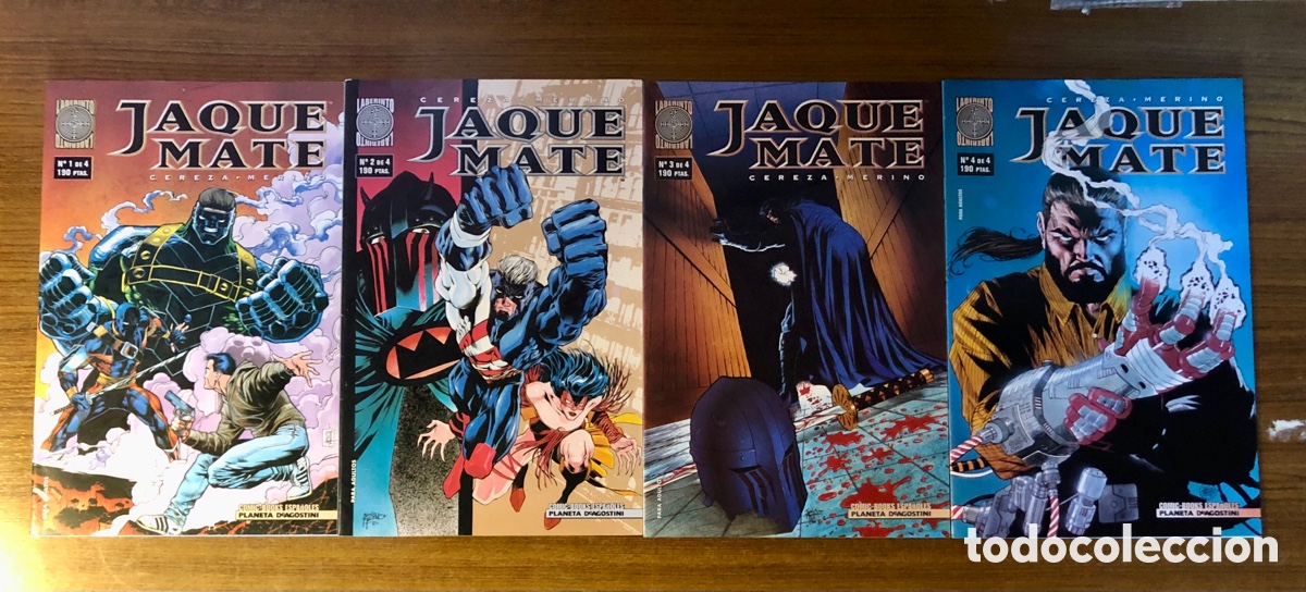 C&oacute;mics: JAQUE MATE,COMPLETA 4 EJEMPLARES,(LABERINTO-PLANETA DEAGOSTINI) - Foto 1