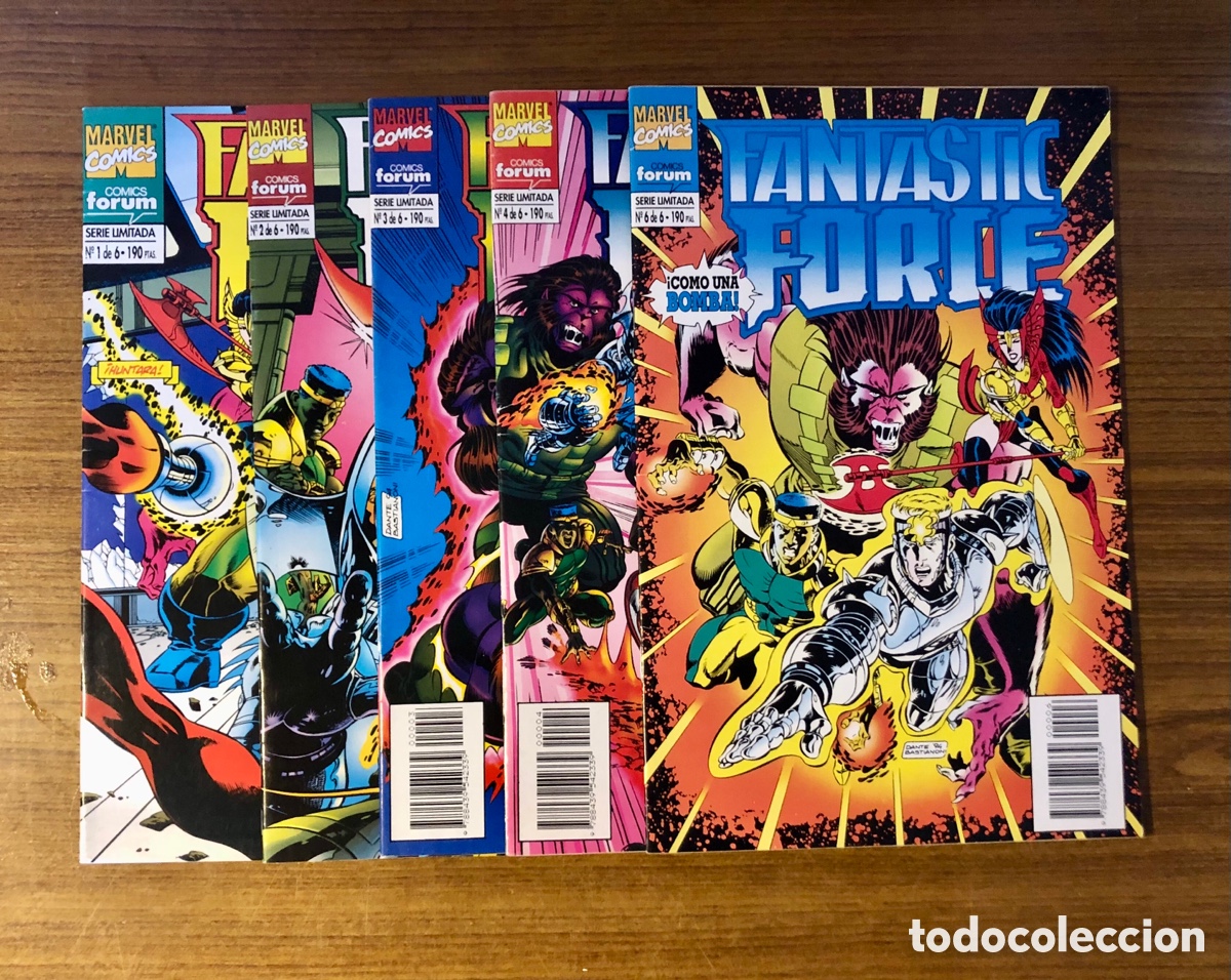 C&oacute;mics: FANTASTIC FORCE,5 EJEMPLARES DE 6,(MARVEL COMICS-F&Oacute;RUM) - Foto 1