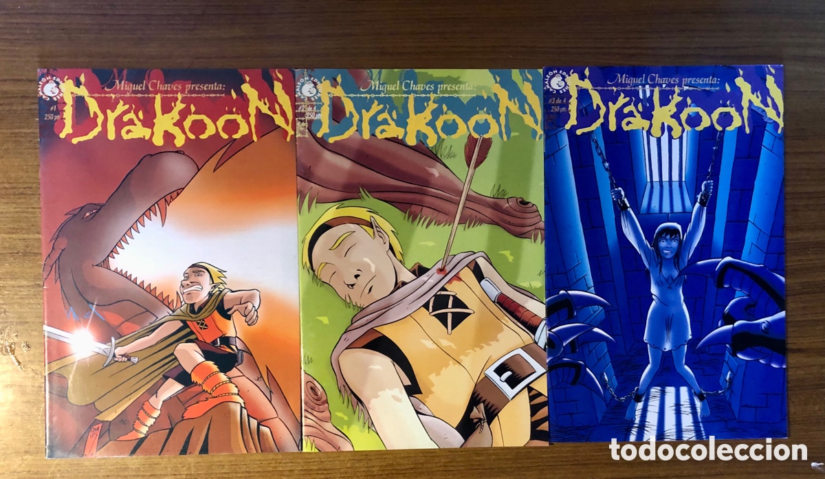 C&oacute;mics: DRAKOOM,3 EJEMPLARES DE 4,(CAMALE&Oacute;N EDICIONES) - Foto 1