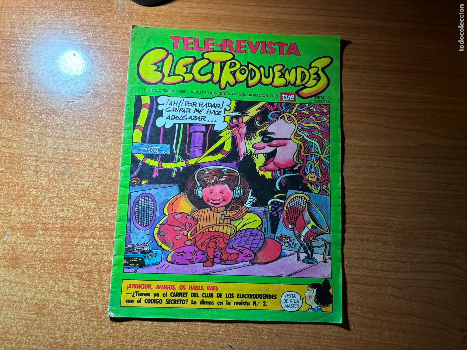 C&oacute;mics: TELE REVISTA ELECTRODUENDES N&ordm; 3 EDITA URBION