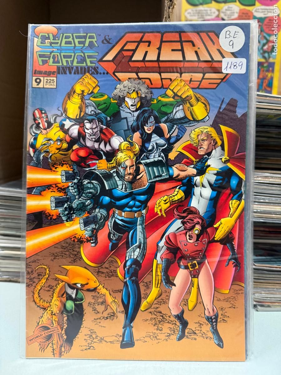 C&oacute;mics: CYBER FORCE NUMERO 9 BUEN ESTADO - Foto 1