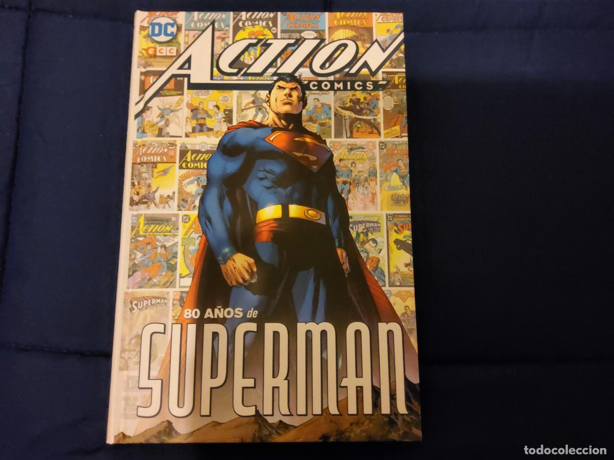 C&oacute;mics: ACTION COMICS 80 A&Ntilde;OS DE SUPERMAN - TOMO TAPA DURA - ECC - Foto 1
