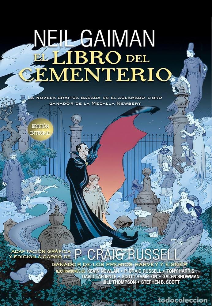 C&oacute;mics: EL LIBRO DEL CEMENTERIO NEIL GAIMAN COMPLETA 2 TOMOS - Foto 1