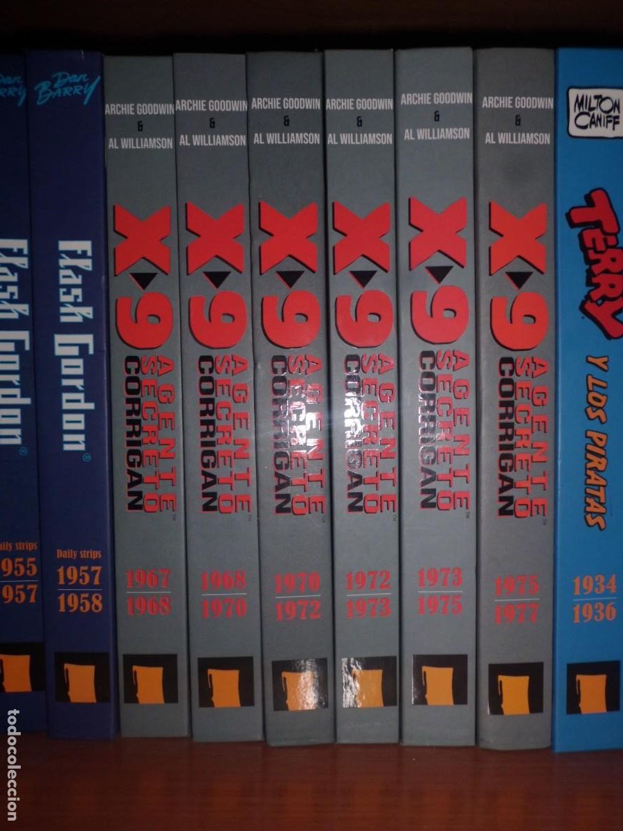 Comics: X-9 AGENTE SECRETO CORRIGAN DE Al WILLIAMSON COMPLETA 6 TOMOS DOLMEN