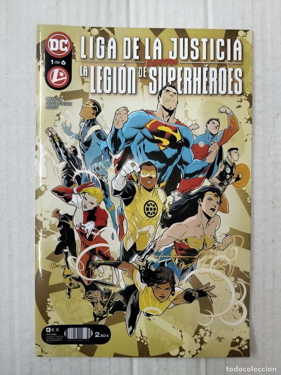 C&oacute;mics: LIGA DE LA JUSTICIA CONTRA LA LEGI&Oacute;N DE SUPERH&Eacute;ROES n&ordm; 1. ECC - Foto 1