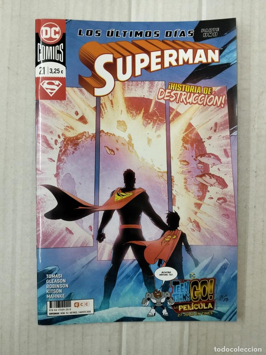 C&oacute;mics: SUPERMAN n&ordm; 21 / 76. Tomasi, Gleason, Kitson, Mahnke... ECC - Foto 1