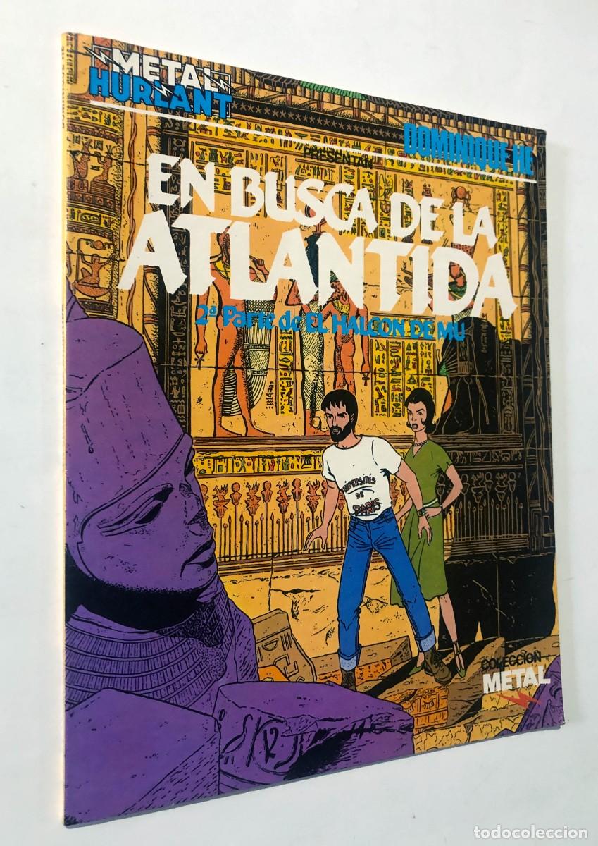C&oacute;mics: EN BUSCA DE LA ATLANTIDA / 2&ordf; PARTE EL HALC&Oacute;N DE MU / HURLANT 1983 - Foto 1