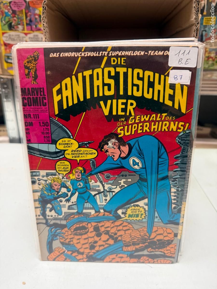 C&oacute;mics: LOS 4 FANTASTICOS MARVEL COMICS NUMERO 111 EN ALEMAN - Foto 1