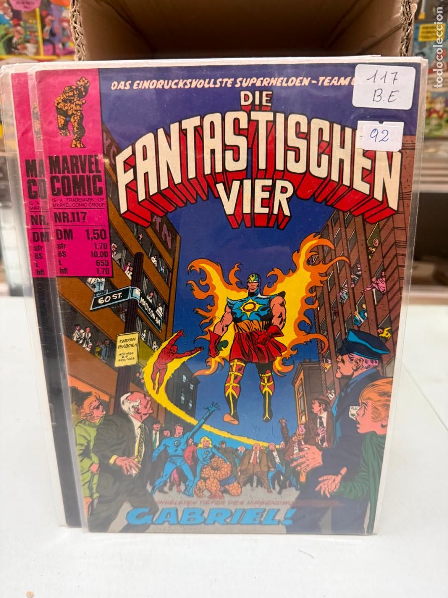 C&oacute;mics: LOS 4 FANTASTICOS MARVEL COMICS NUMERO 117 EN ALEMAN - Foto 1