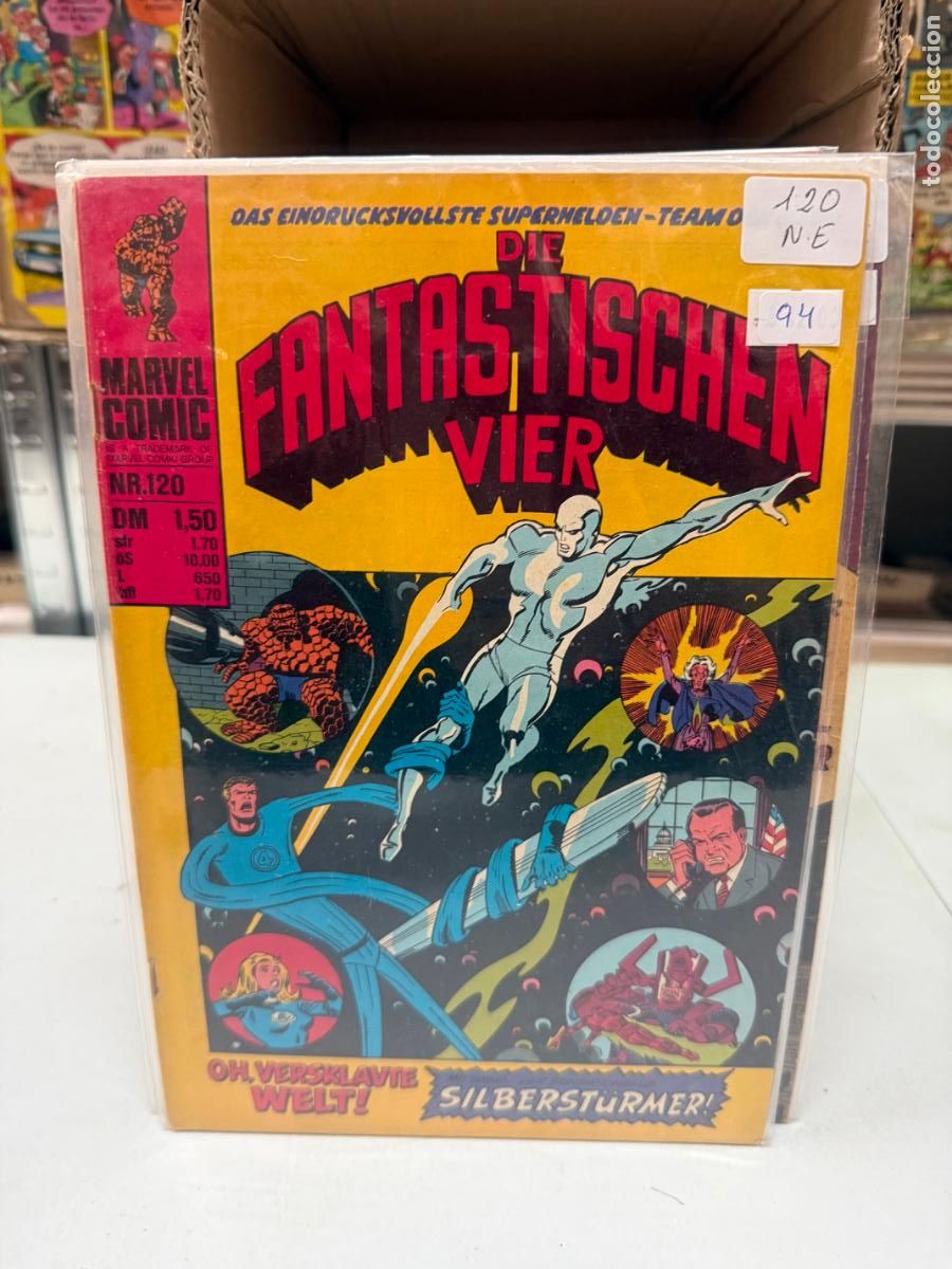 C&oacute;mics: LOS 4 FANTASTICOS MARVEL COMICS NUMERO 120 EN ALEMAN - Foto 1