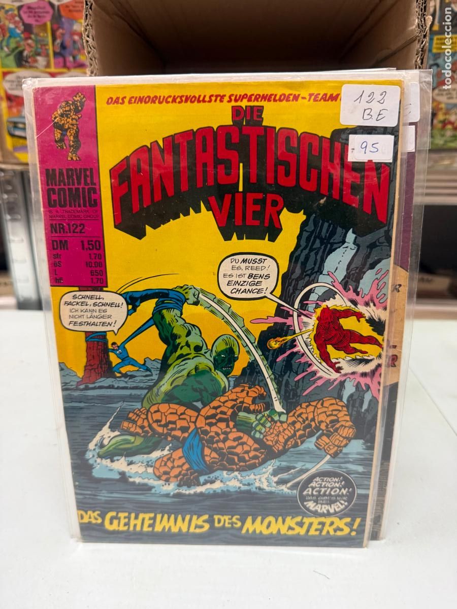C&oacute;mics: LOS 4 FANTASTICOS MARVEL COMICS NUMERO 122 EN ALEMAN - Foto 1