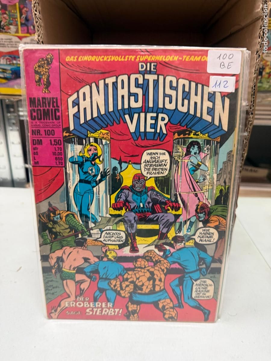 C&oacute;mics: LOS 4 FANTASTICOS MARVEL COMICS NUMERO 100 EN ALEMAN - Foto 1