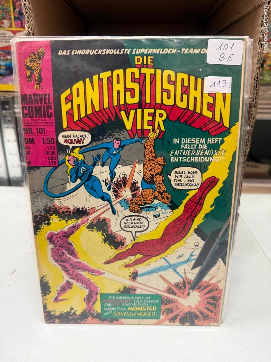 C&oacute;mics: LOS 4 FANTASTICOS MARVEL COMICS NUMERO 101 EN ALEMAN - Foto 1