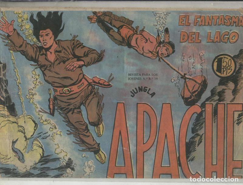 Comics: Apache 1a serie numero 34: el fantasma del lago (numerado 1 en trasera, algo comido parte superior b
