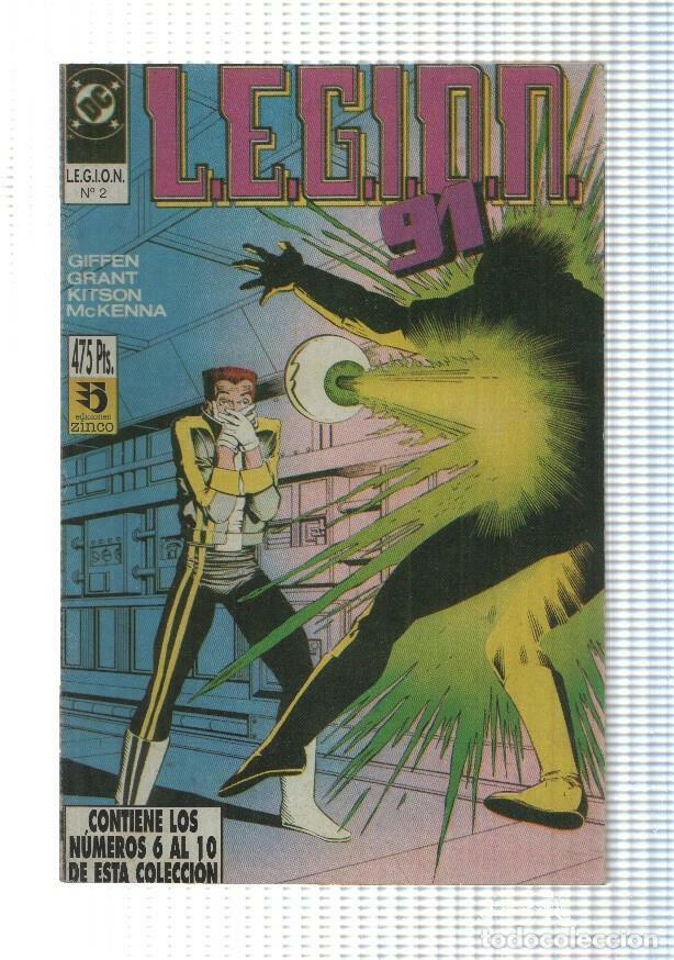 C&oacute;mics: DC, Zinco: Legion 91 vol. 2 retapado, contiene los num 6 al 10 - No mires atras - NULL