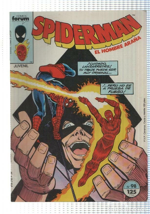 C&oacute;mics: Forum, Marvel: Spiderman num 98 (1986) - Deuda saltada (Burkett, Larocque) - NULL - Foto 1