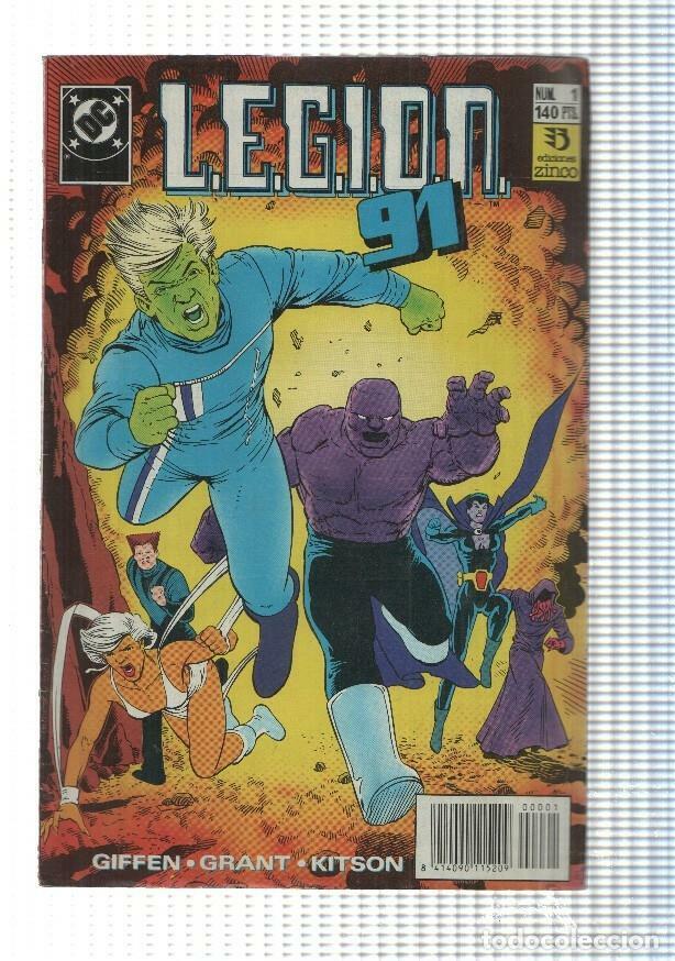 C&oacute;mics: DC, Zinco: Legion 91 num 01 - Como ganar amigos e influencia (Giffen, Alant Grant) - NULL