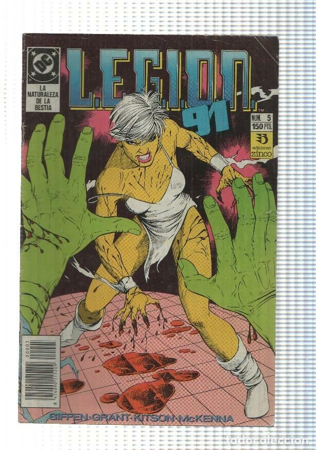C&oacute;mics: DC, Zinco: Legion 91 num 05 - La naturaleza de la bestia (Giffen, Alant Grant) - NULL
