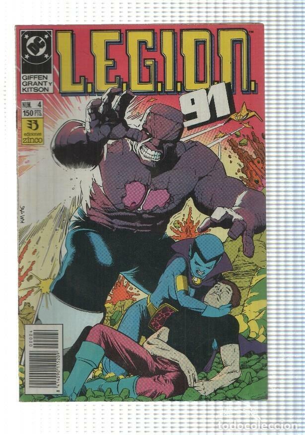 C&oacute;mics: DC, Zinco: Legion 91 num 04 - Heroes y villano (Giffen, Alant Grant) - NULL