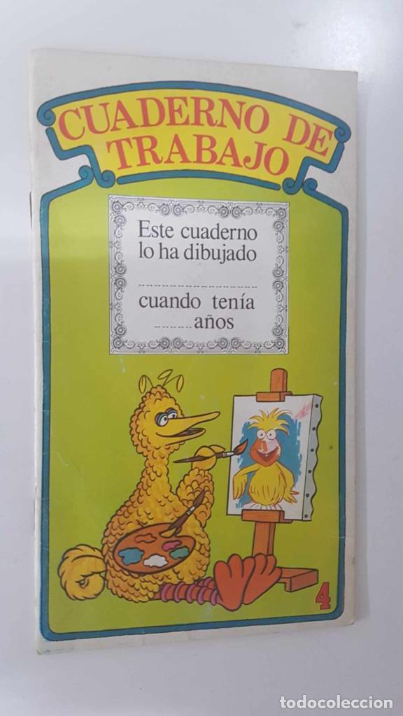 C&oacute;mics: Orbis Montena: Cuaderno de Trabajo num 04 de Barrio Sesamo. Dibujo portada: Gallina Caponata dibujan