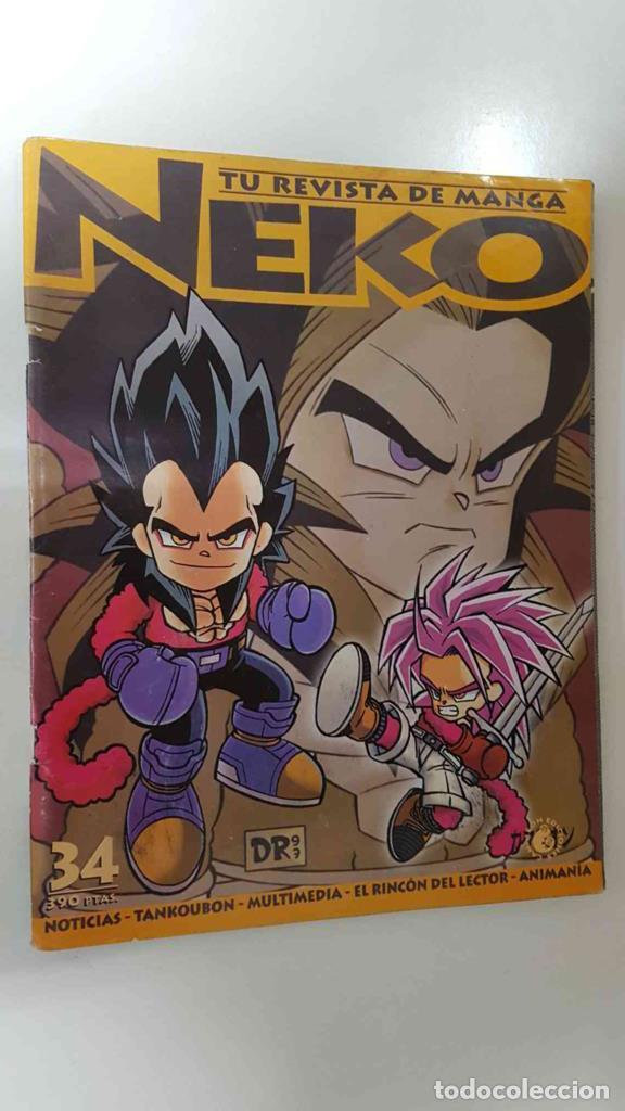 C&oacute;mics: Revista Neko num 34 (oct 97): Manga espa&ntilde;ol por Enrique Pilon, Inoue Takehiko illustrations - NULL