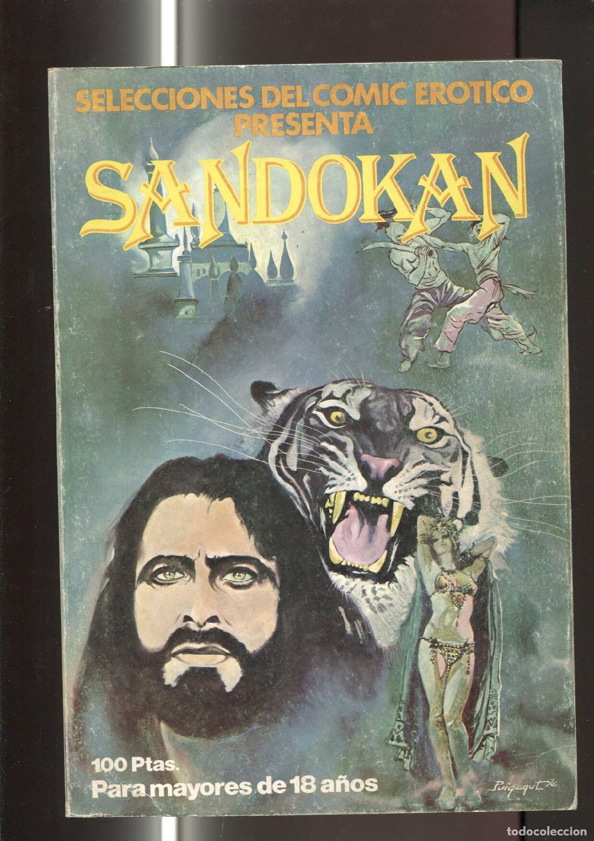 C&oacute;mics: Selecciones del comic erotico: Sandokan (numerado 1 en interior) - Varios - Foto 1
