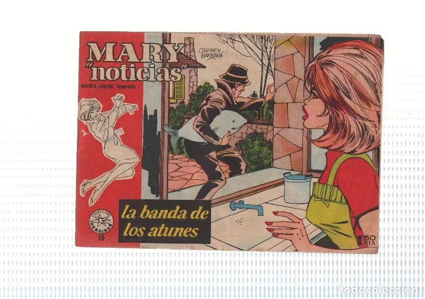 Comics: Mary Noticias numero 059: La banda de los atunes, foto artista TV Ty Hardin (Bronco) - Carmen Barbar