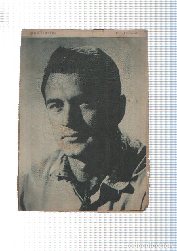 Fumetti: Mary Noticias numero 006: trasera foto artista Rock Hudson - Roy Mark-Carmen barbara