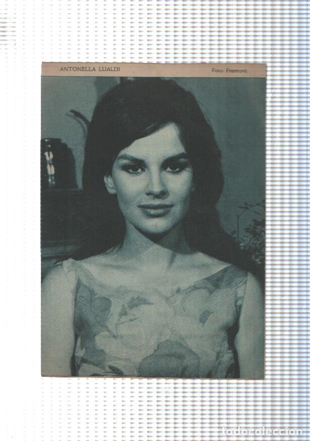 Comics: Mary Noticias numero 032: trasera foto artista Antonella Lualdi - Roy Mark-Carmen barbara