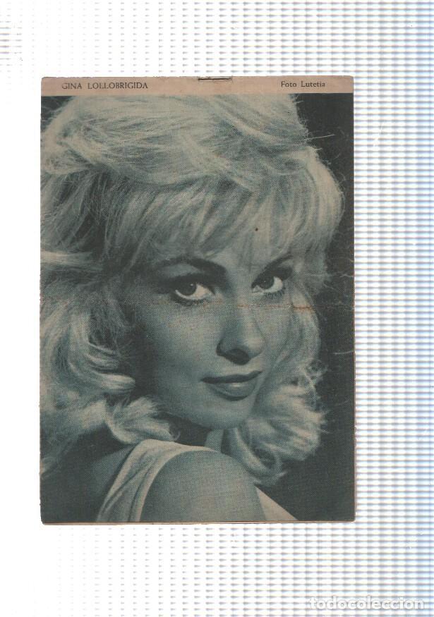 Comics: Mary Noticias numero 038: trasera foto artista Gina Lollobrigida - Roy Mark-Carmen barbara