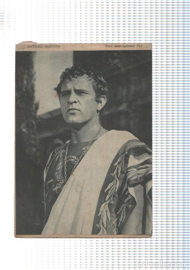 Comics: Mary Noticias numero 063: trasera foto artista Richard Burton - Roy Mark-Carmen barbara