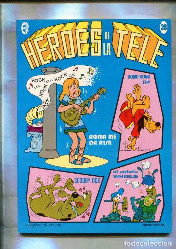 C&oacute;mics: Heroes de la Tele numero 36: El astuto Wheelie-Scooby Doo - Hanna Barbera