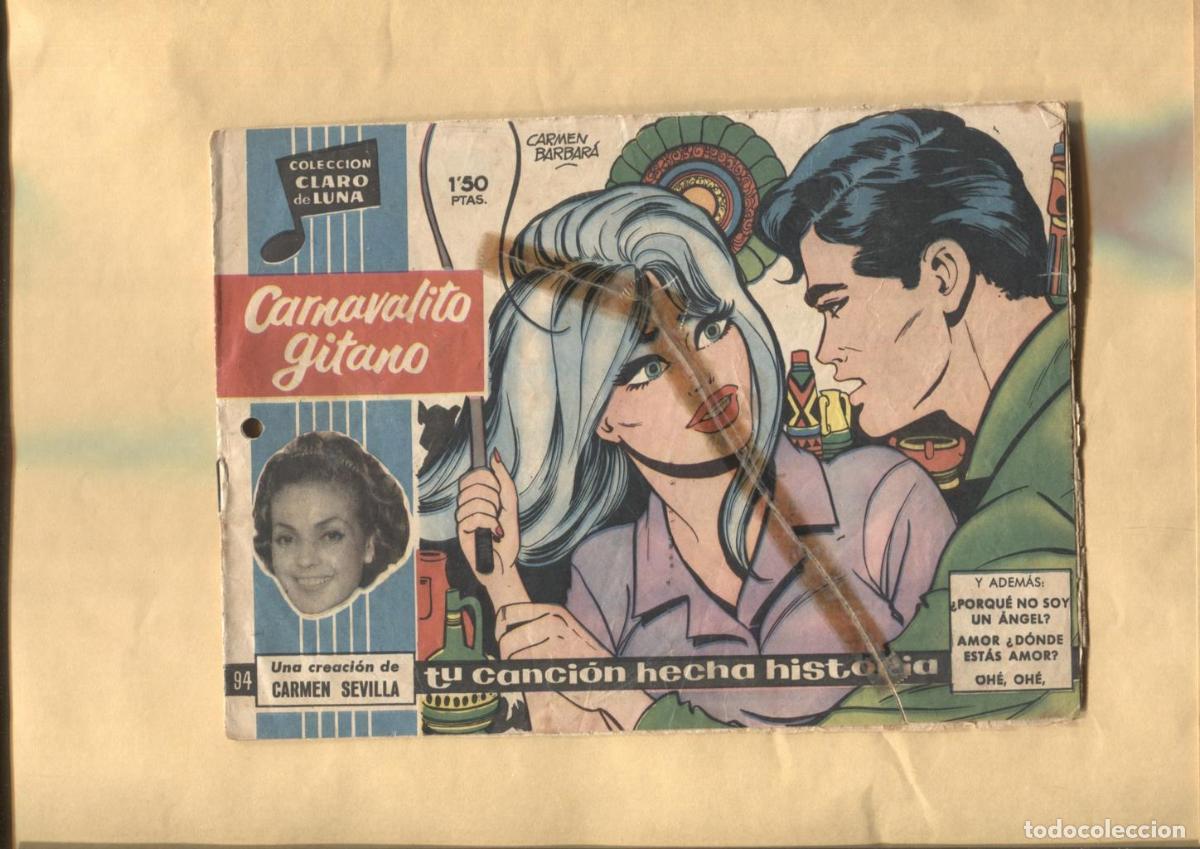 C&oacute;mics: Claro de Luna numero 094: Carnavalito Gitano de Carmen Sevilla (numerado 1 en trasera) - Carmen Sevi