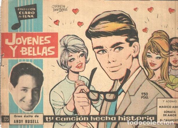 Comics : Claro de Luna numero 125: Jovenes y bellas (Andy Rusell) - Andy Rusell- Carmen barbara