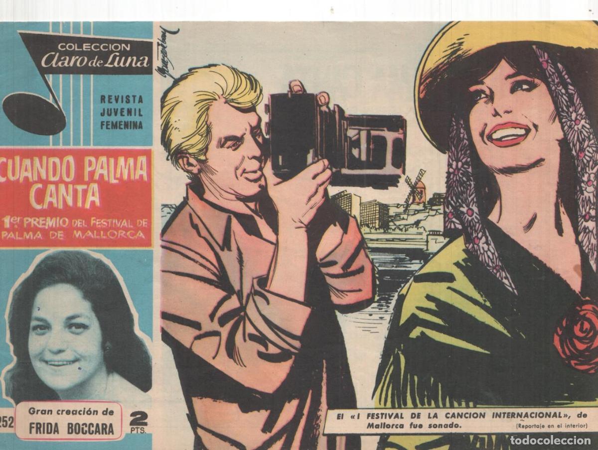 Comics : Claro de Luna numero 252: Frida Boccara y letra cancion - Frida Boccara-Gomez Esteban