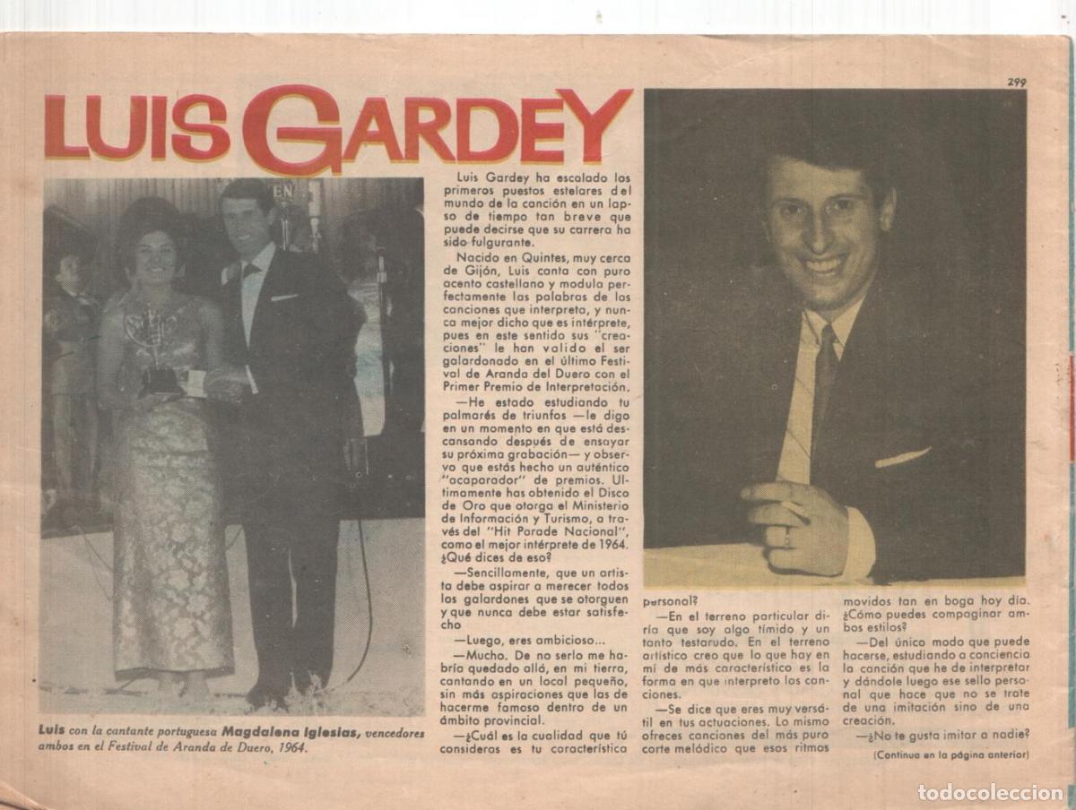 C&oacute;mics: Claro de Luna numero 299: reportaje sobre Luis Gardey - Jose Guardiola-Carmen barbara