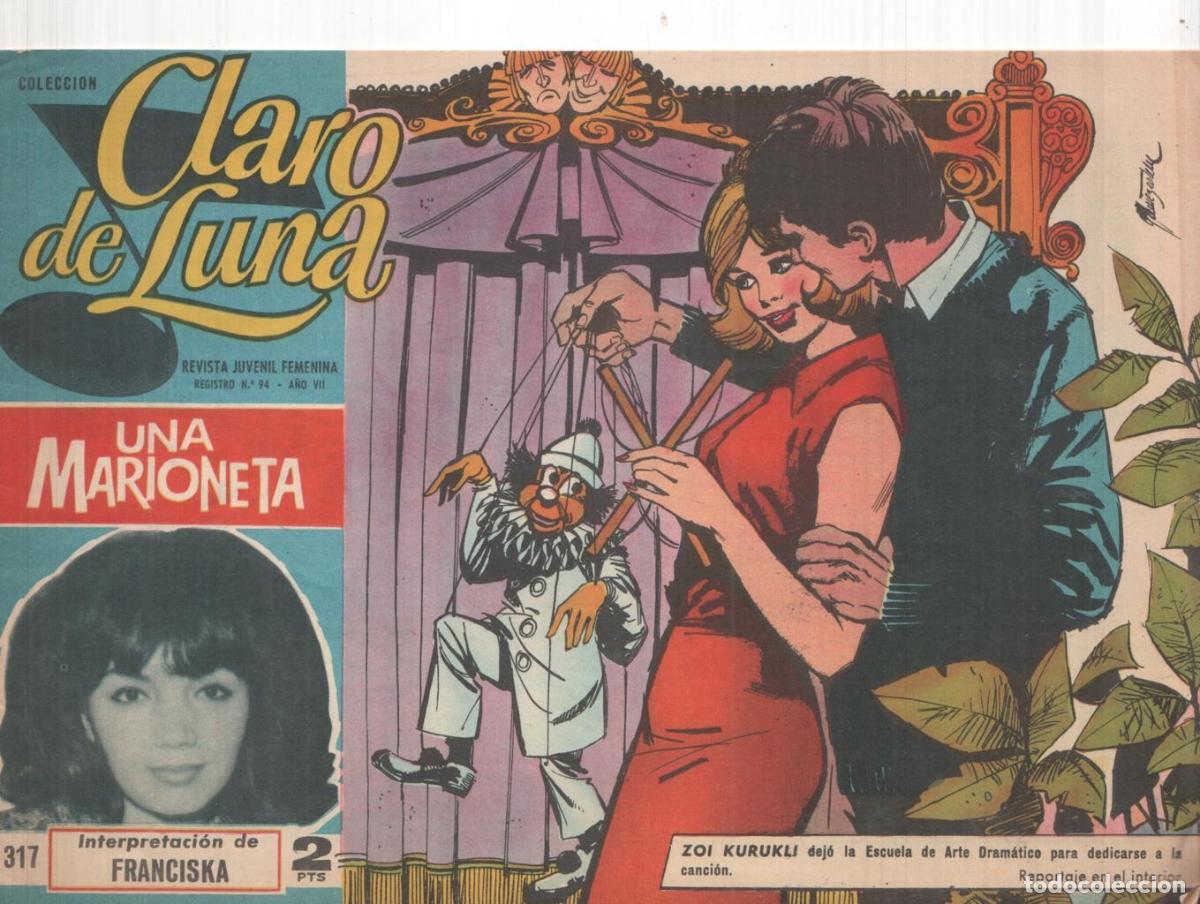 C&oacute;mics: Claro de Luna numero 317: reportaje sobre Zoi Kurukli - Franciska-Gomez Esteban