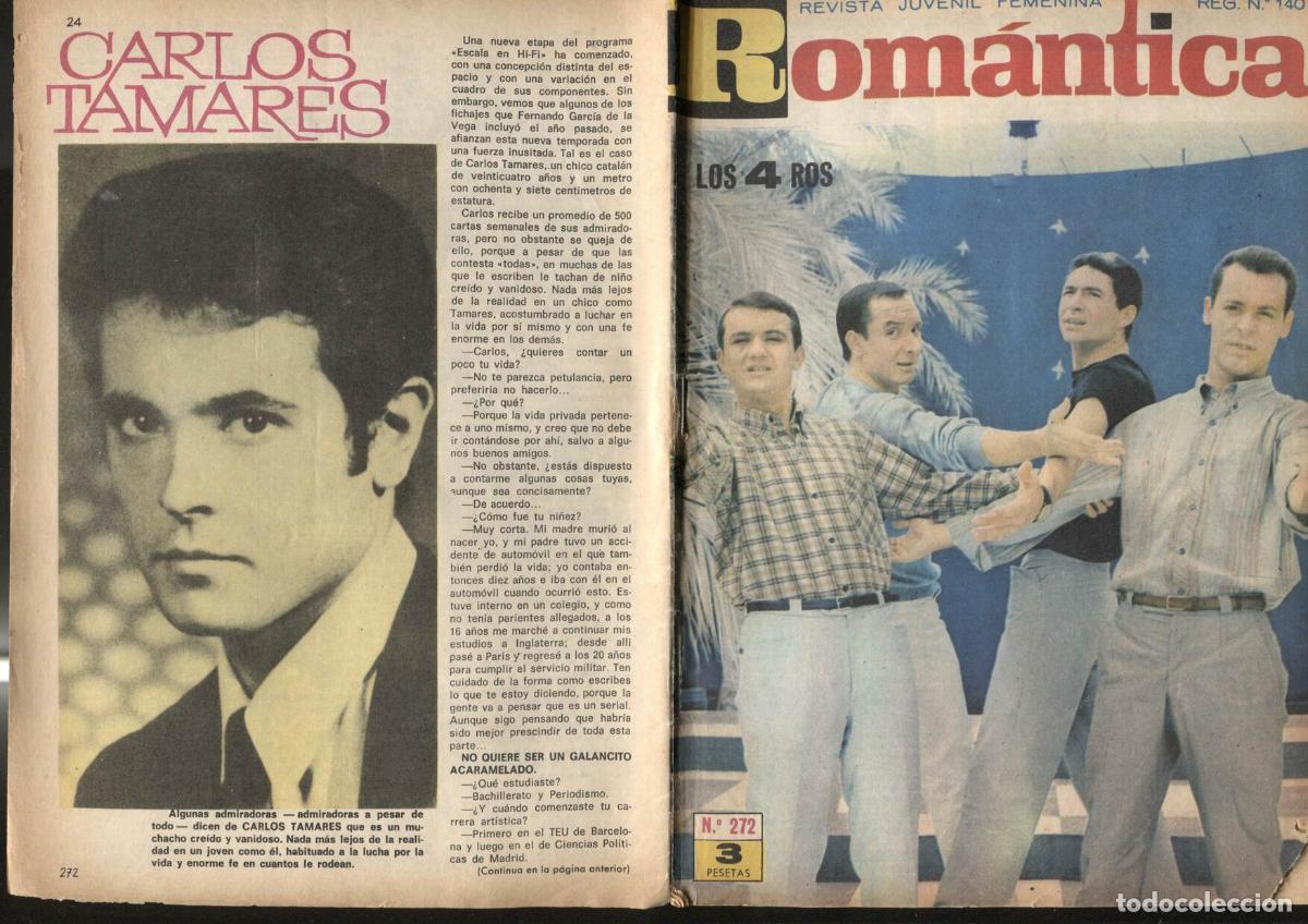 Comics: Romantica numero 272: Los 4 Ros - Carlos Tamares - Varios