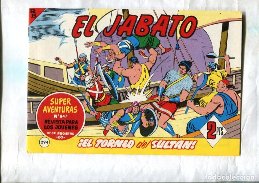 Comics: El Jabato facsimil numero 294: El torneo del sultan (interior cubierta propaganda de MILO de la fir